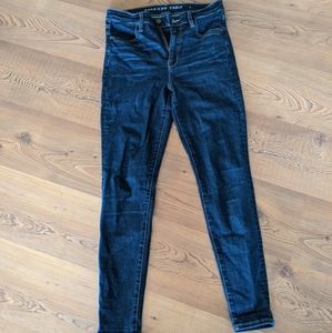 American Eagle super hi rise jegging